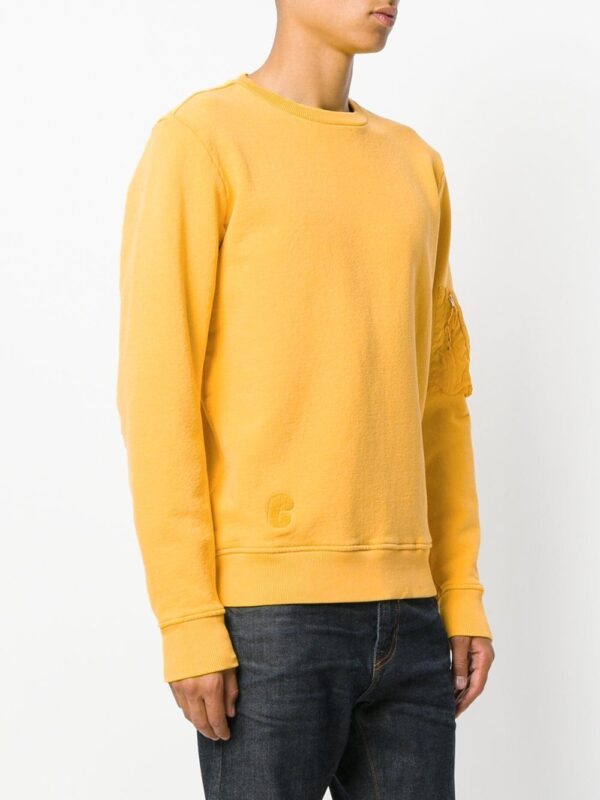 ⁦Patch Detail Sweatshirt⁩ – תמונה ⁦3⁩