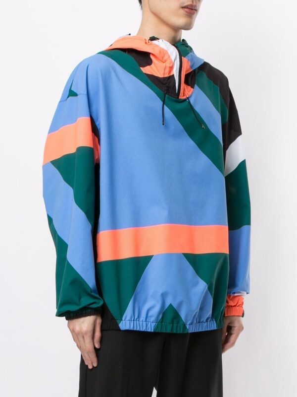 ⁦Q-Zip Geometric Windbreaker⁩ – תמונה ⁦4⁩