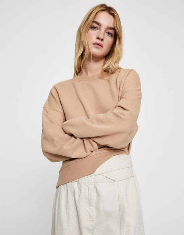 ⁦Basic Round Neck Sweatshirt⁩ – תמונה ⁦3⁩