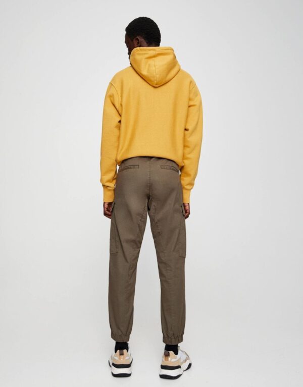 ⁦Khaki Utility Cargo Trousers⁩ – תמונה ⁦3⁩