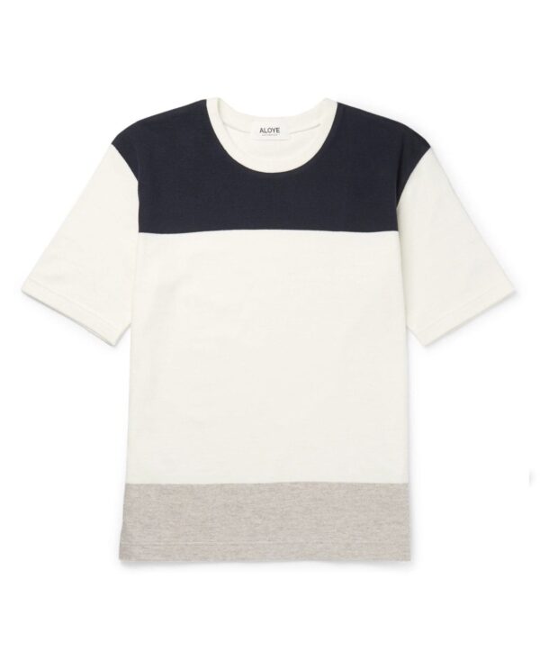 Block Panelled Cotton T-Shirt