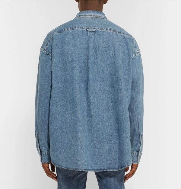 ⁦Oversized Washed-Denim⁩ – תמונה ⁦2⁩