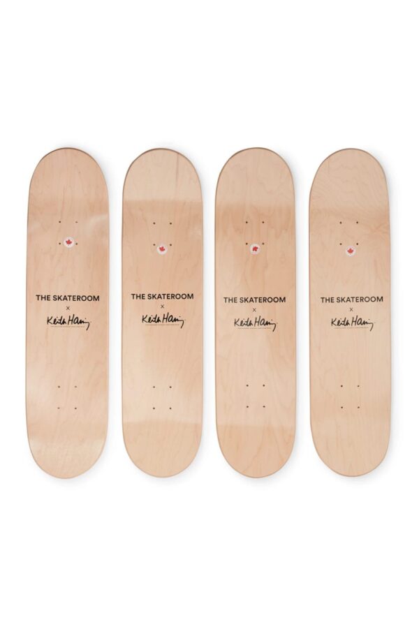 ⁦+ Keith Haring Set of Four Printed Wooden Skateboards⁩ – תמונה ⁦2⁩